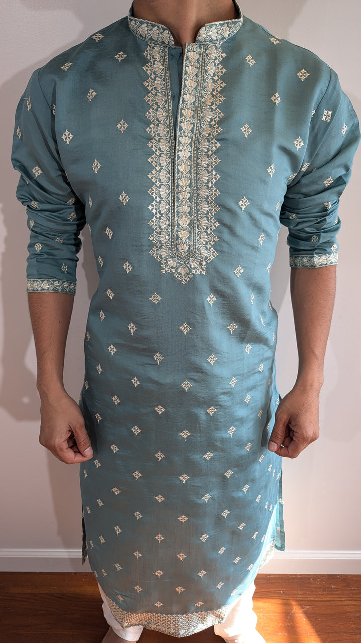 SeaFoam Fancy Kurta