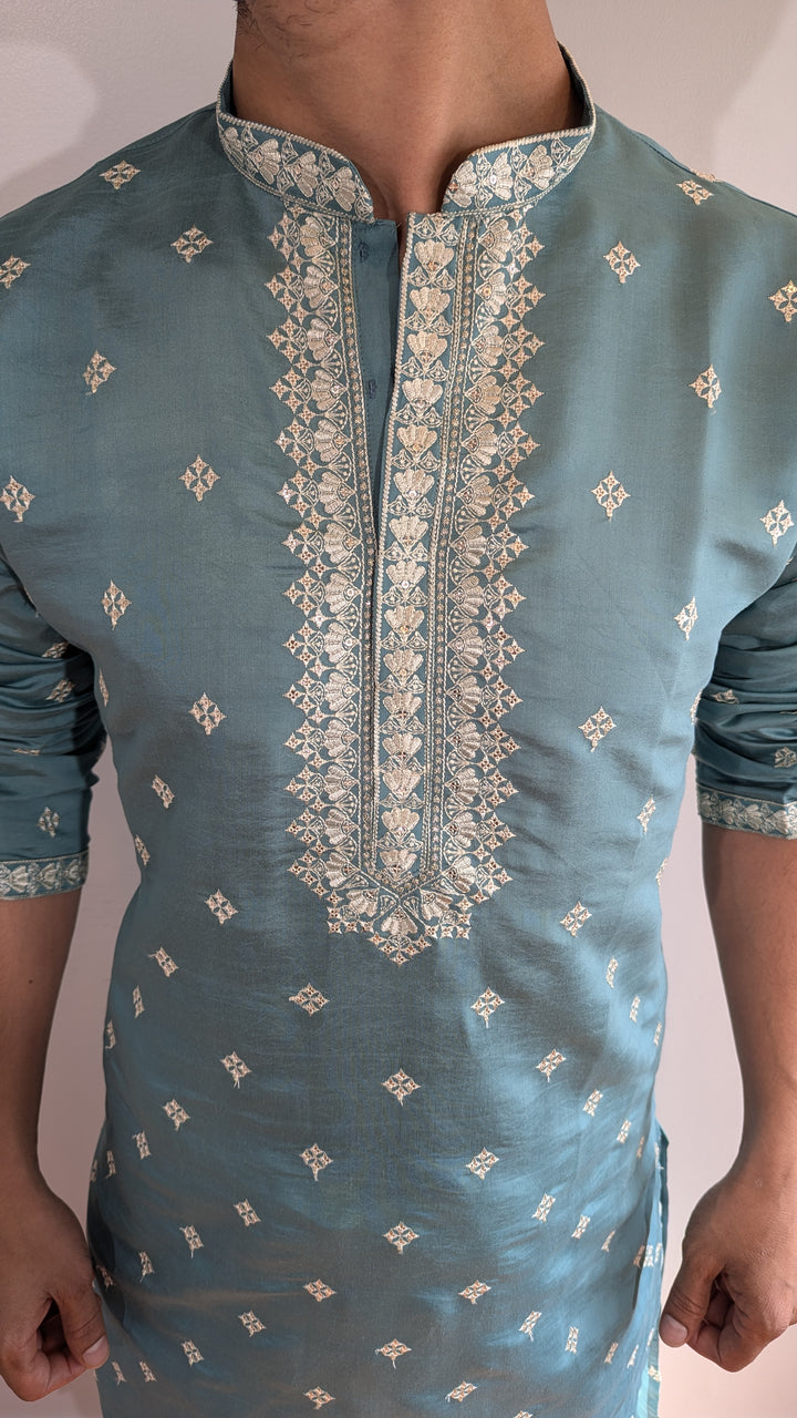 SeaFoam Fancy Kurta