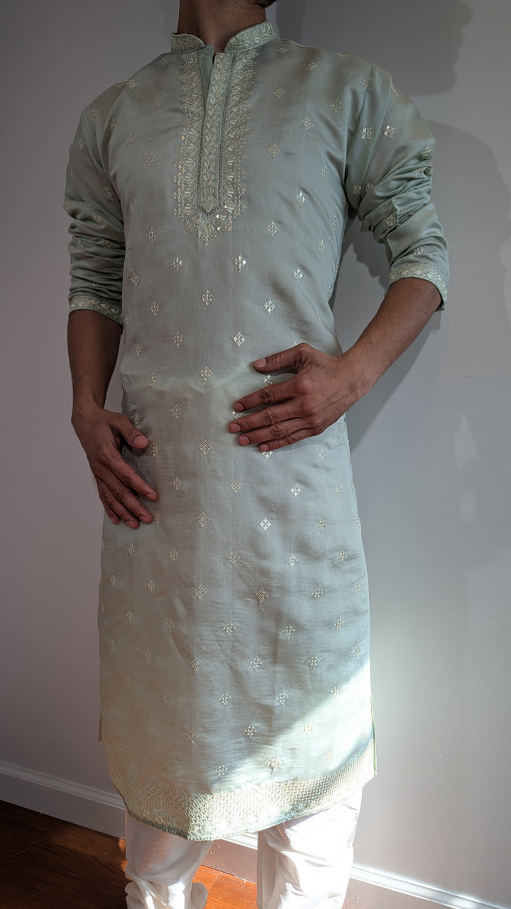 Light Mint Green Fancy Kurta