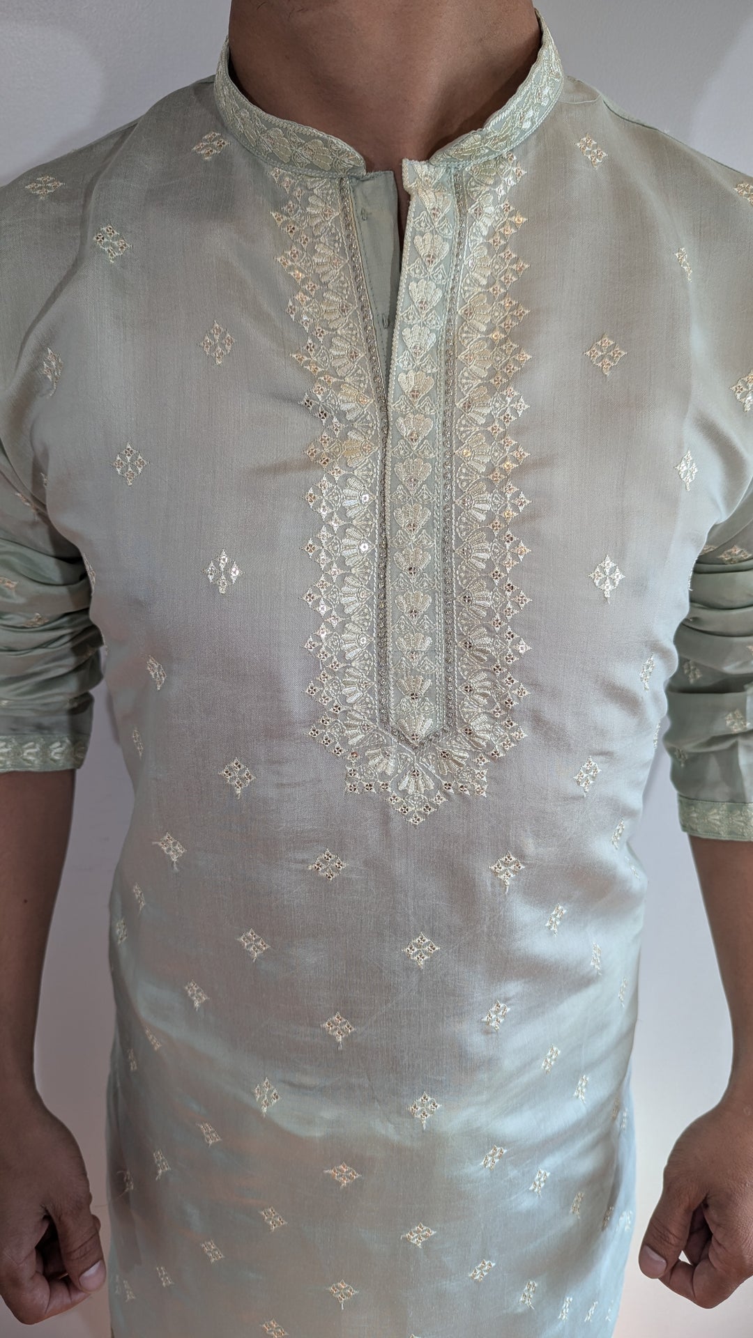 Light Mint Green Fancy Kurta