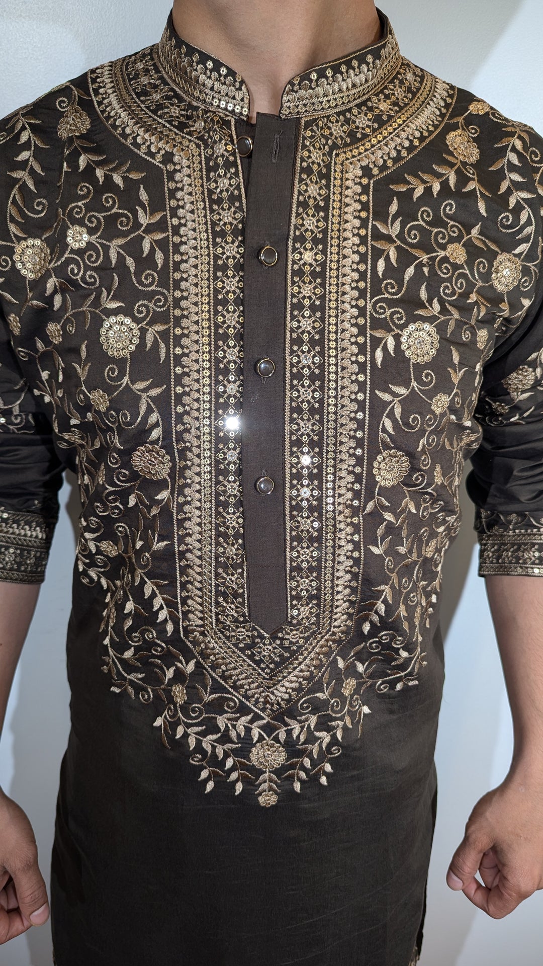 Brown Fancy Kurta