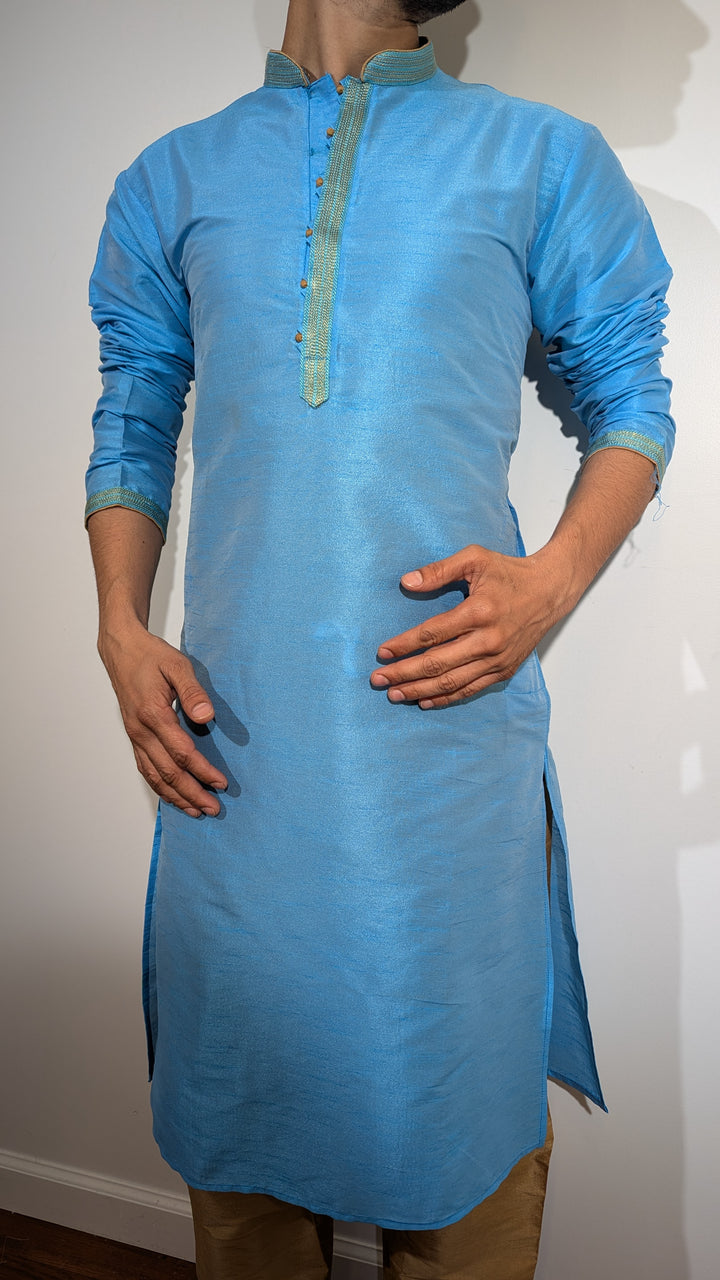 Sky Blue Fancy Kurta