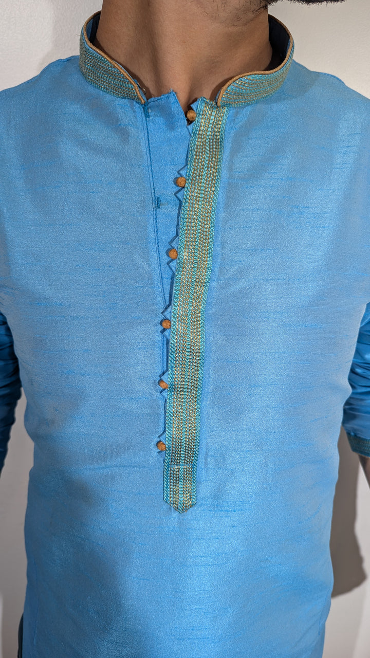 Sky Blue Fancy Kurta