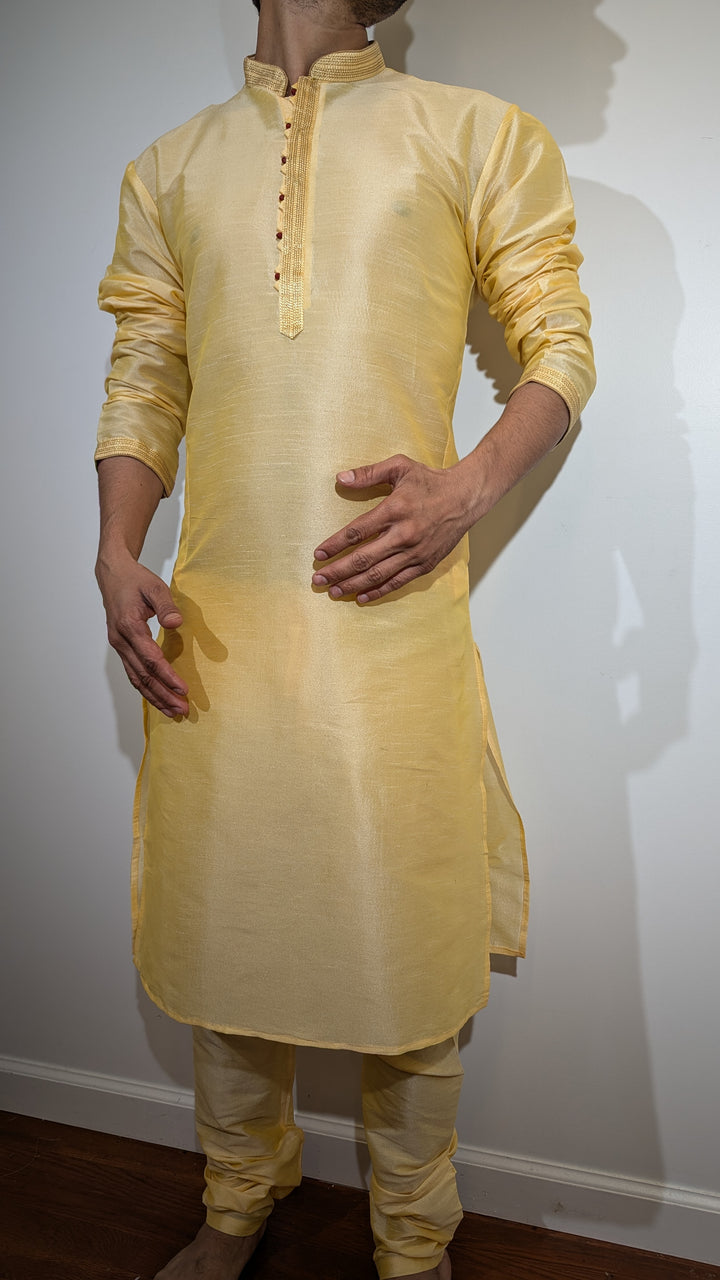 Light Yellow Kurta