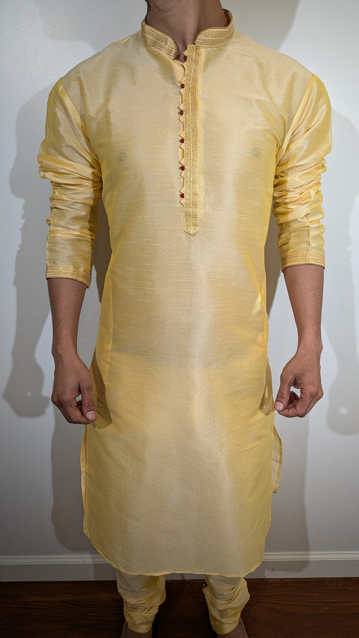 Light Yellow Kurta