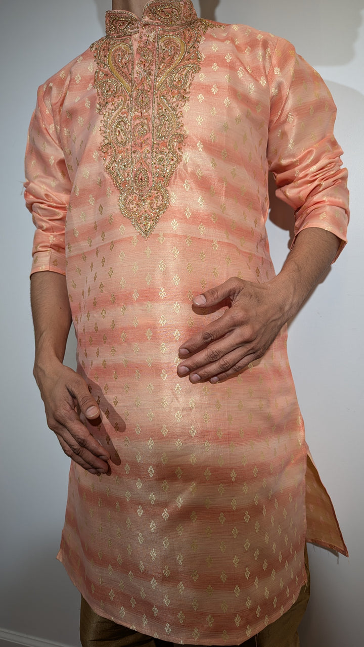 Peach Fancy Kurta