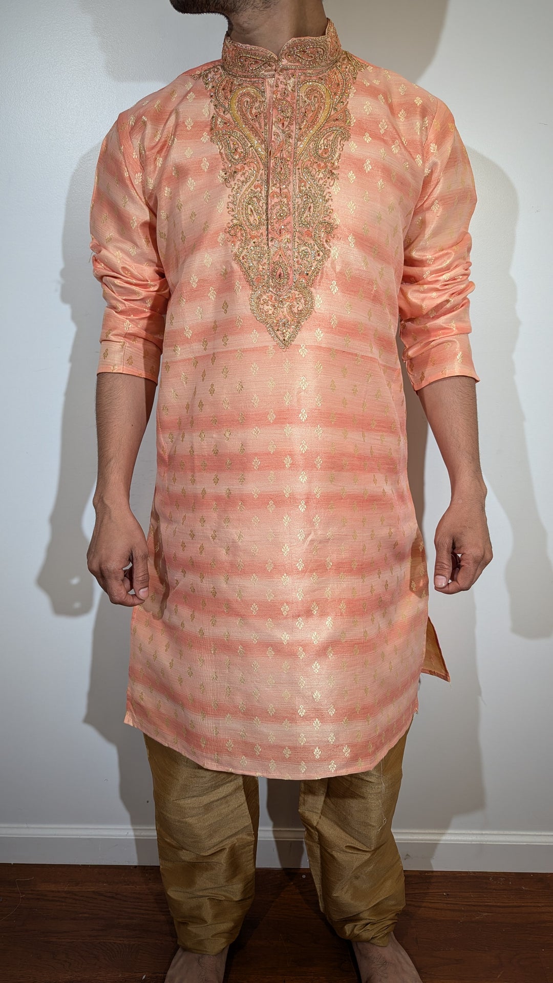 Peach Fancy Kurta