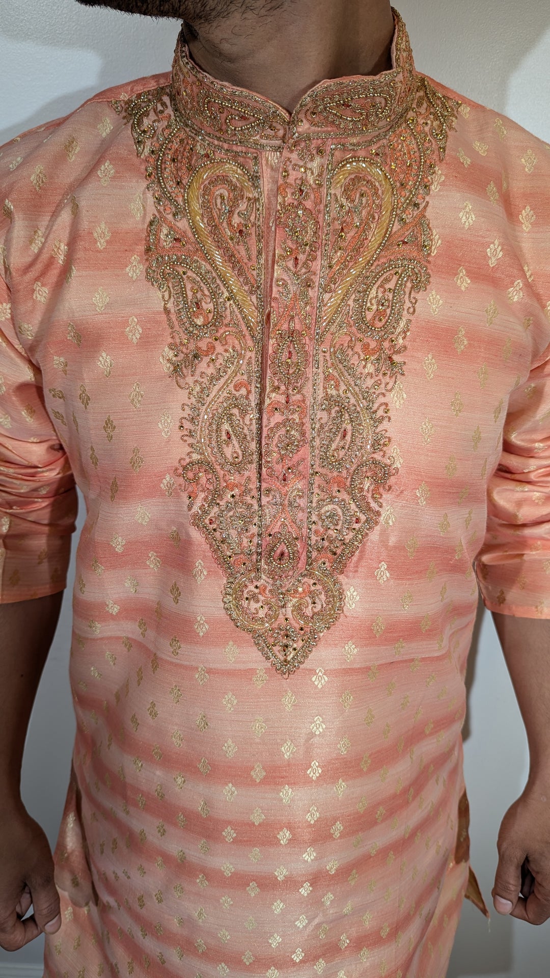 Peach Fancy Kurta