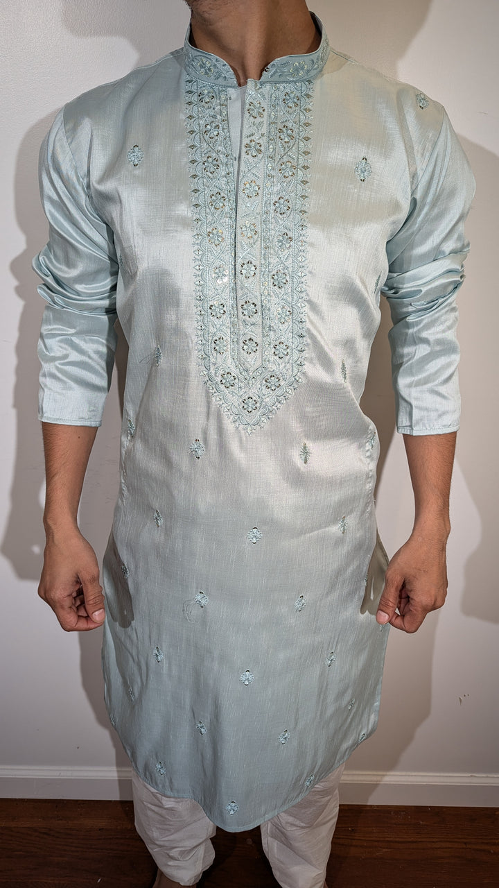 Light Blue Fancy Kurta