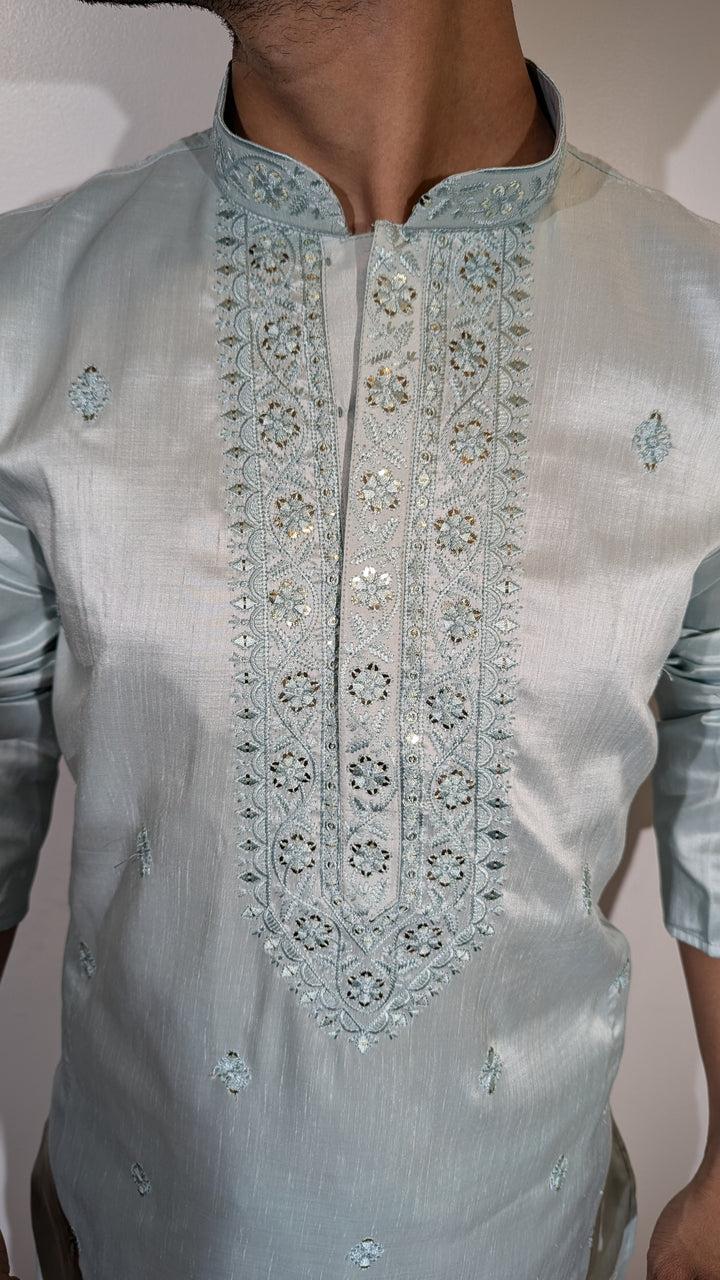 Light Blue Fancy Kurta