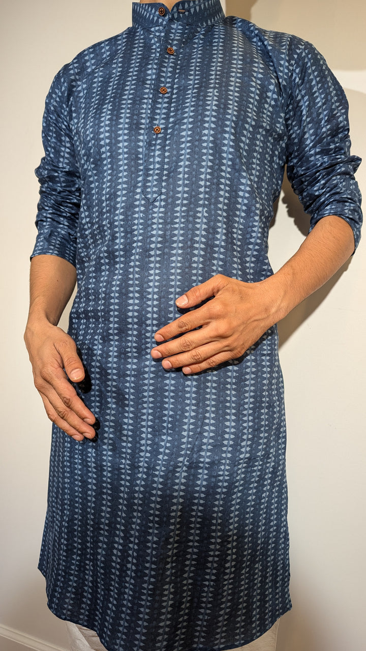 Dark Blue Fancy Kurta