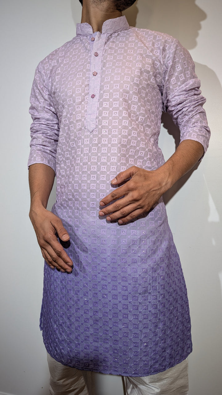 Light Purple Fancy Kurta