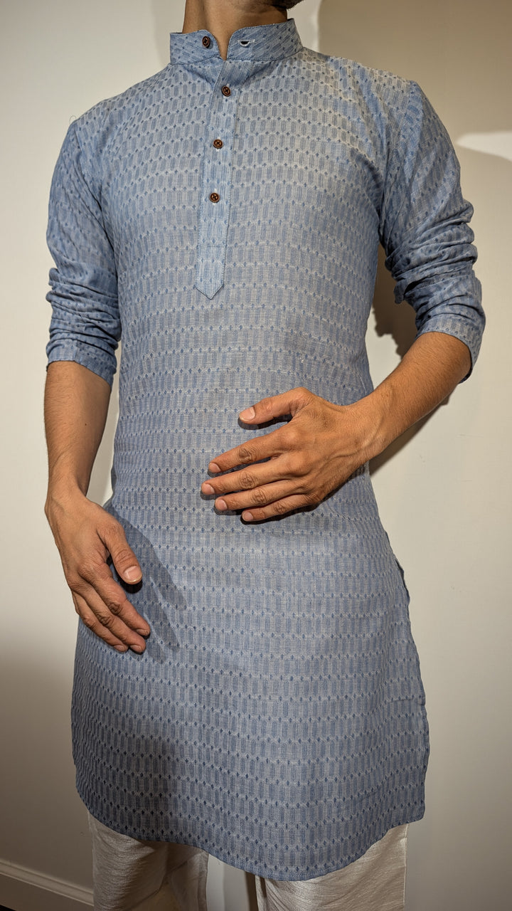 Light Blue Fancy Kurta