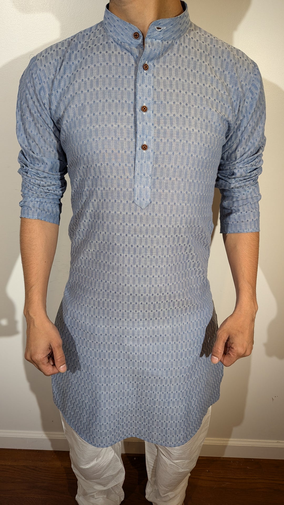 Light Blue Fancy Kurta