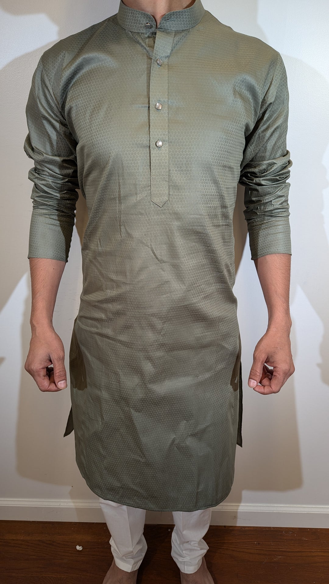 Olive Fancy Kurta