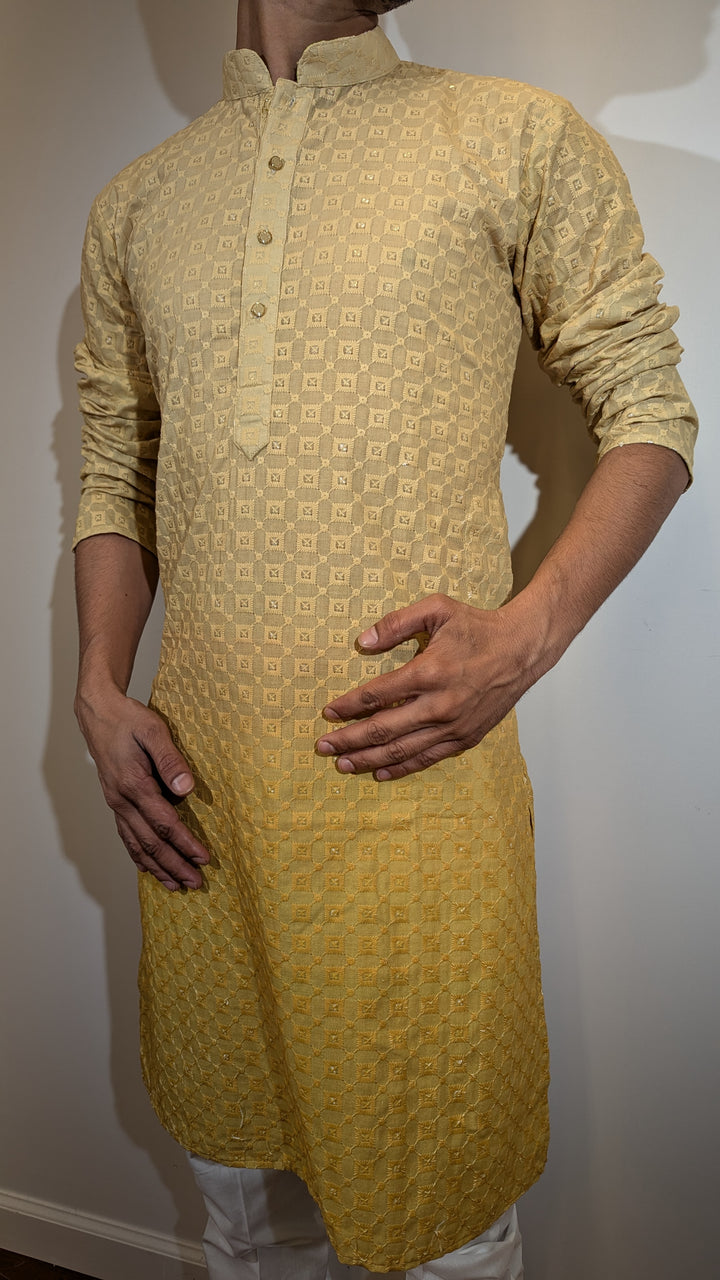 Yellow Fancy Kurta