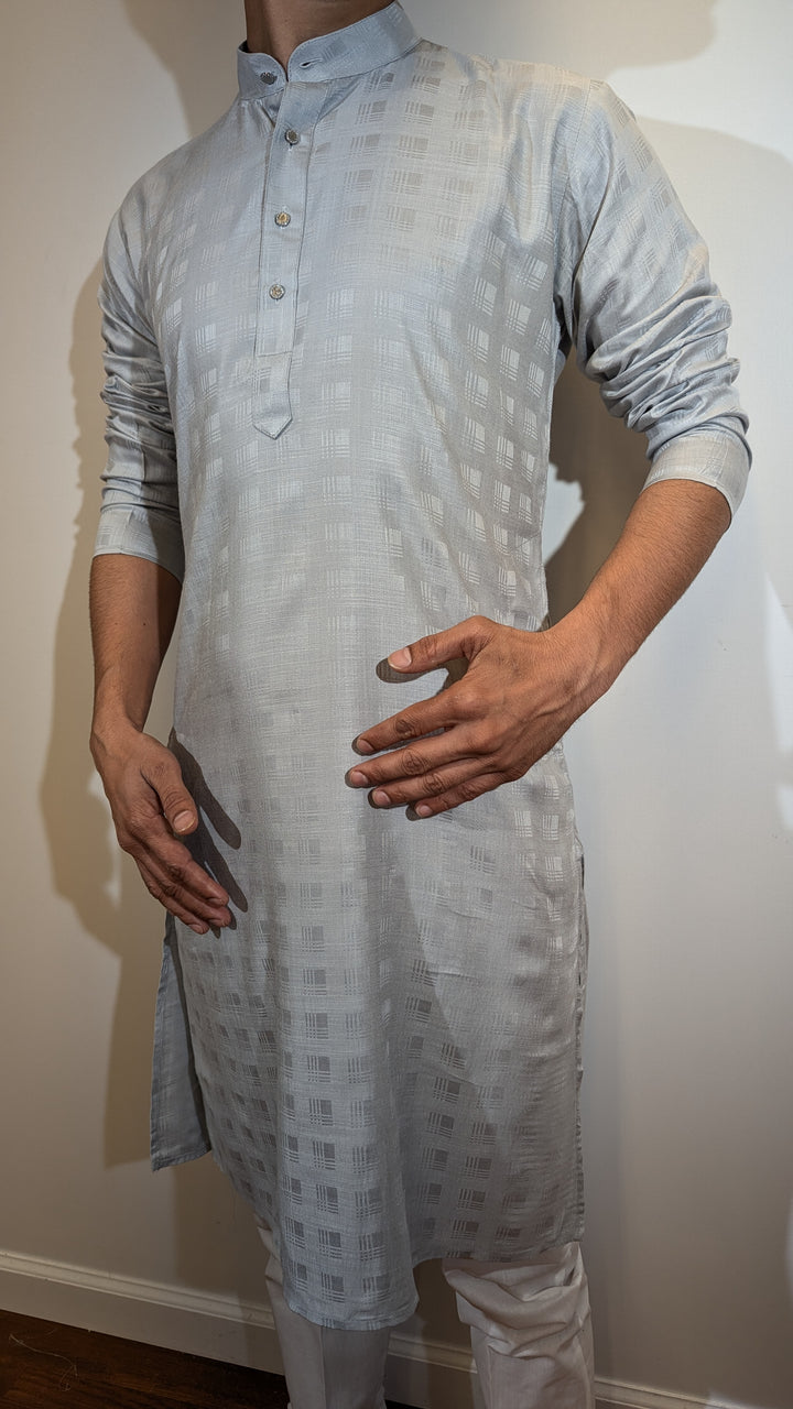 Light Grey Fancy Kurta