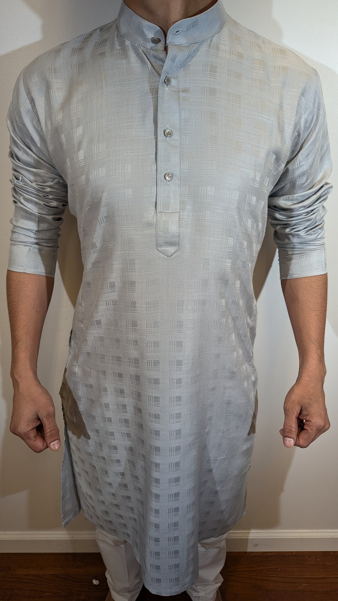 Light Grey Fancy Kurta