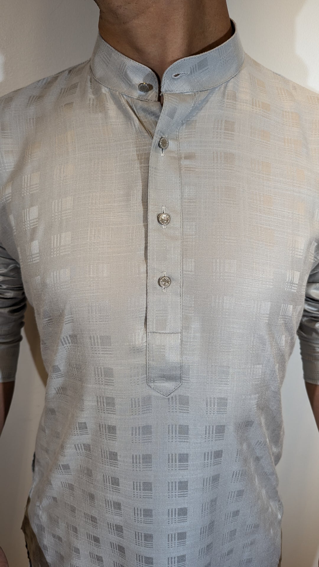 Light Grey Fancy Kurta