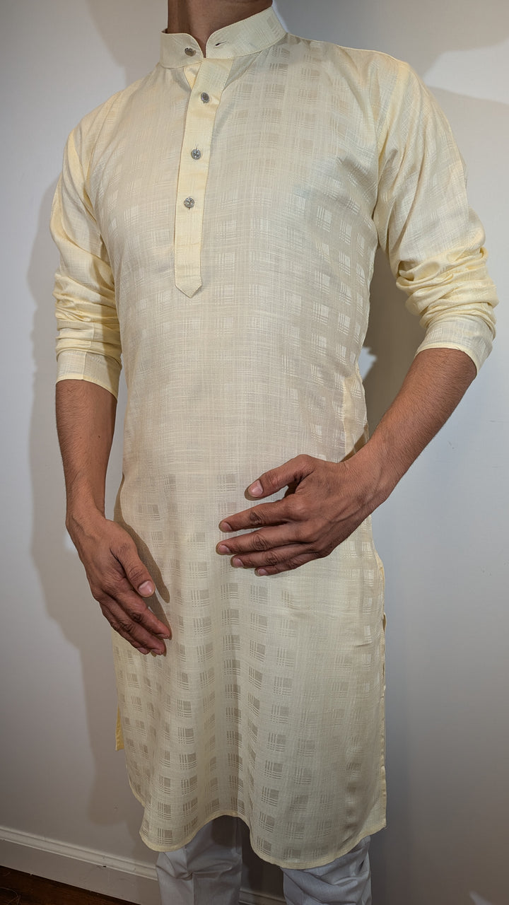 Light Yellow Kurta