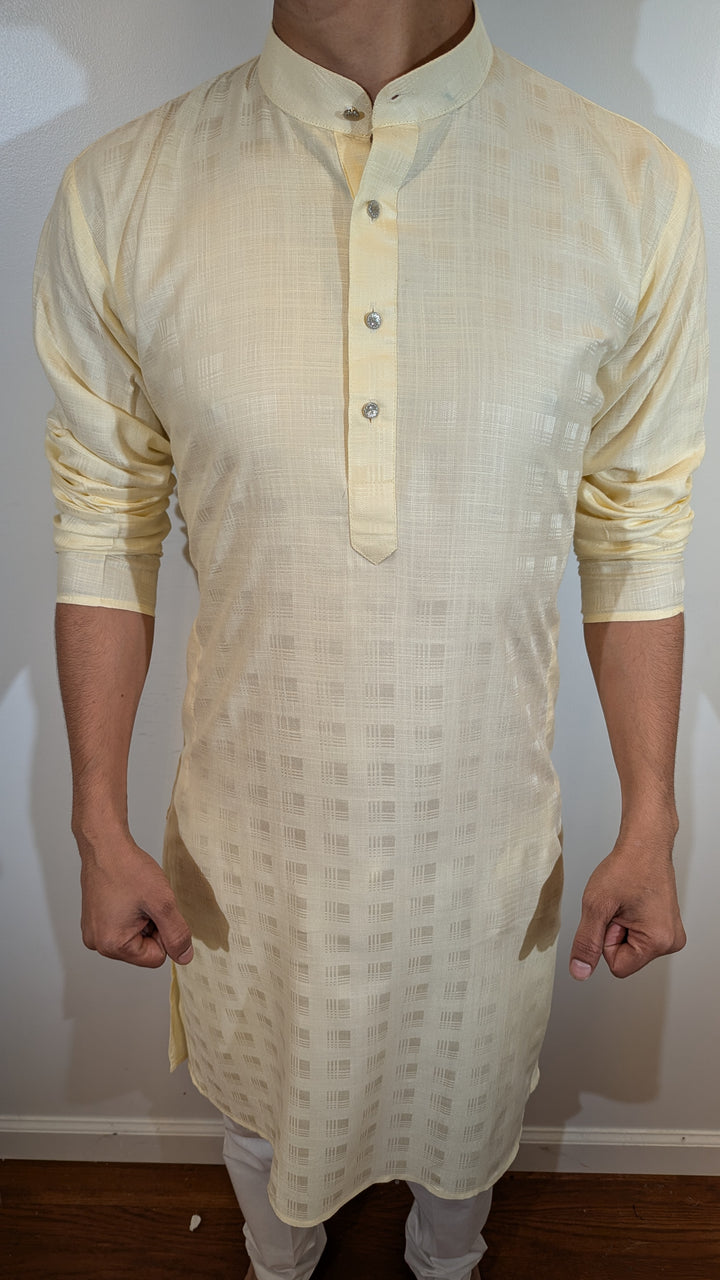 Light Yellow Kurta