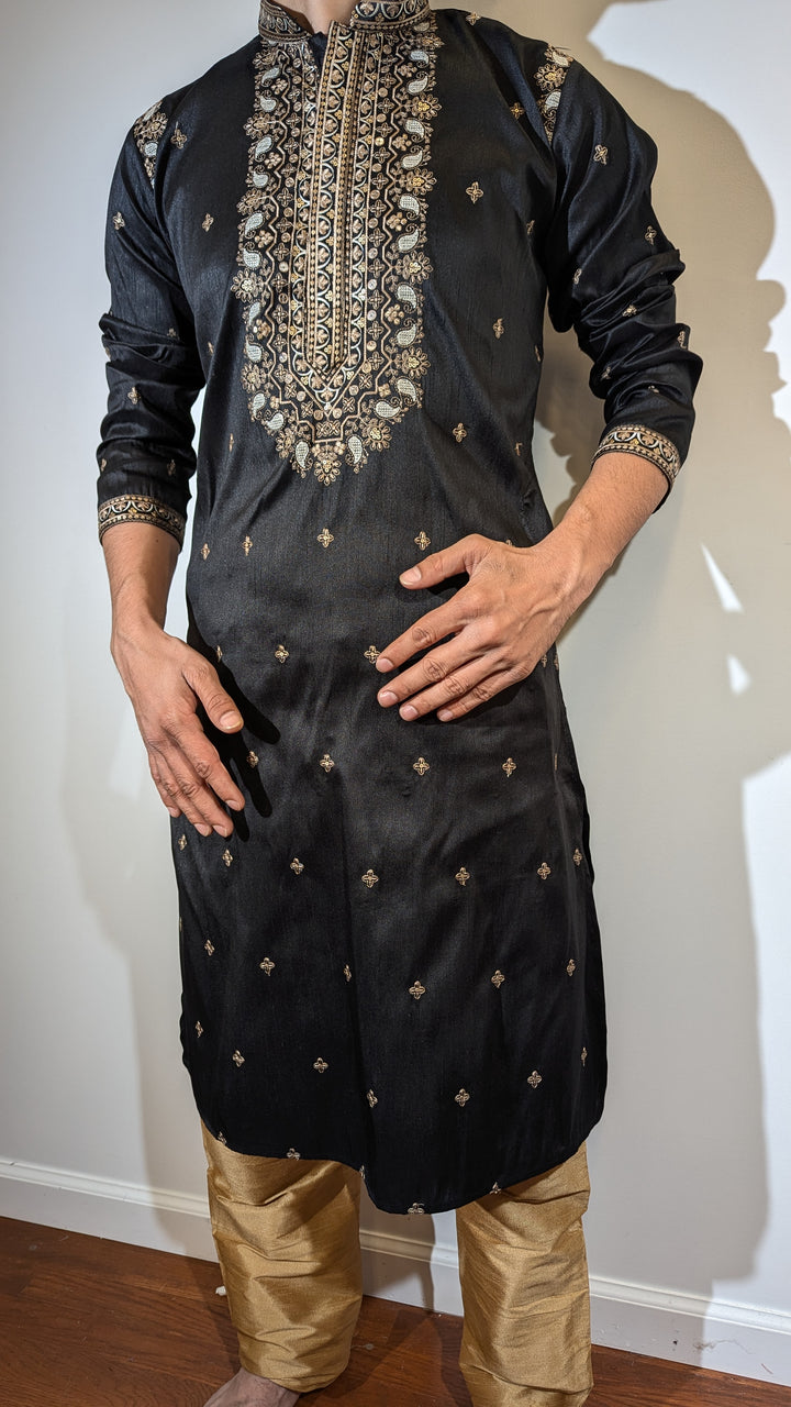 Black Fancy Kurta