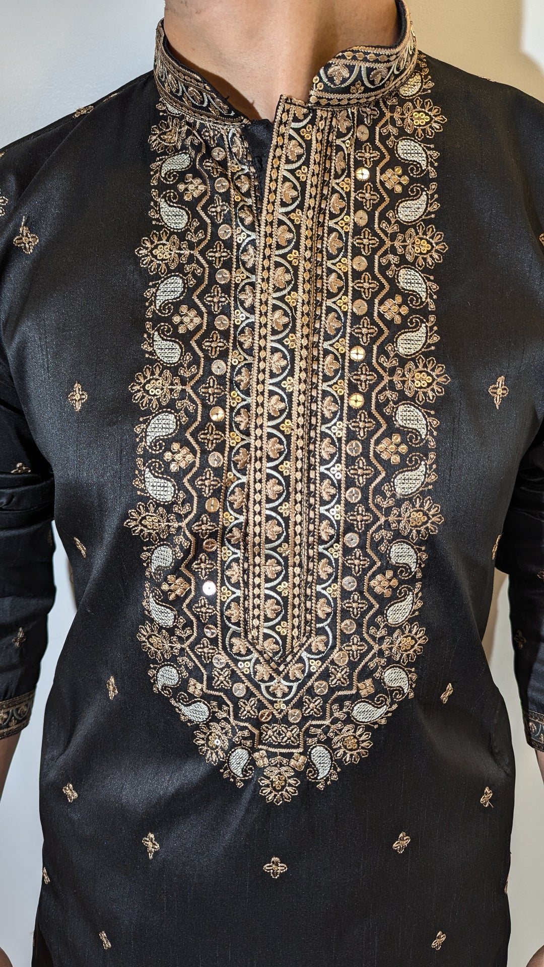 Black Fancy Kurta