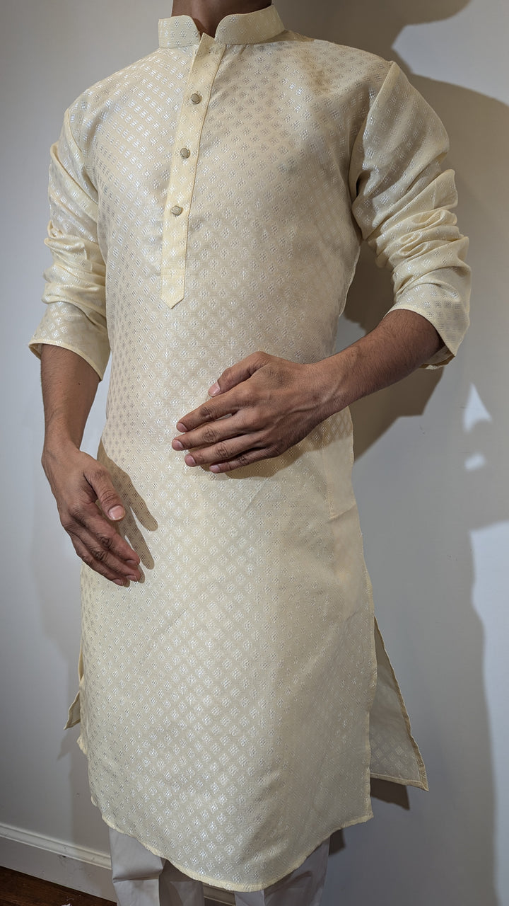 Cream Fancy Kurta