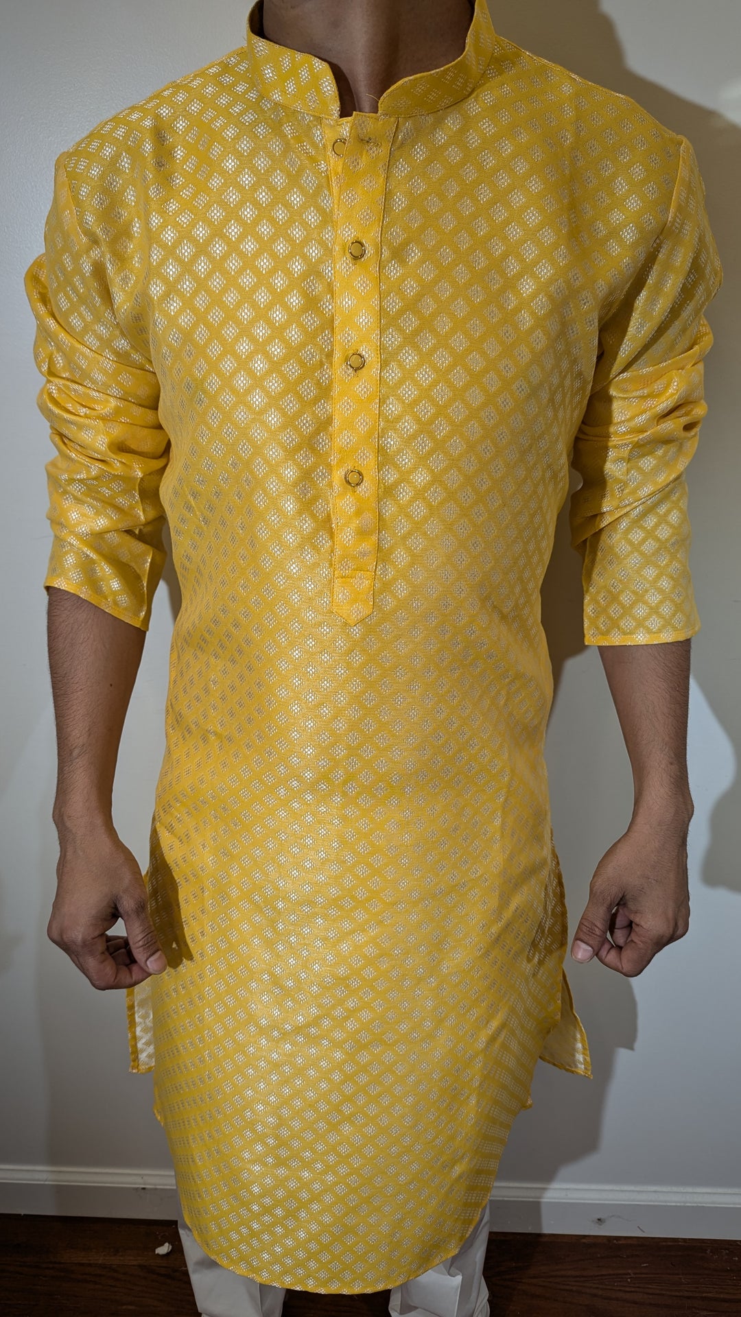 Light Yellow Fancy Kurta