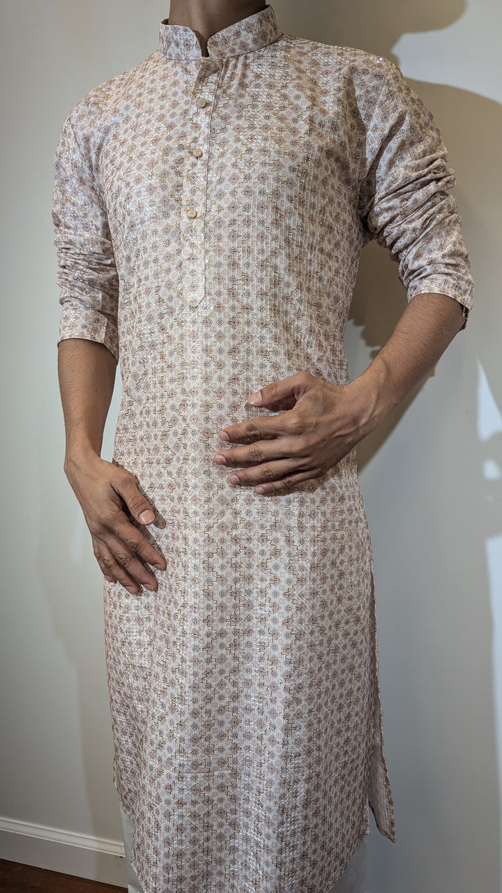 Cream Fancy Kurta