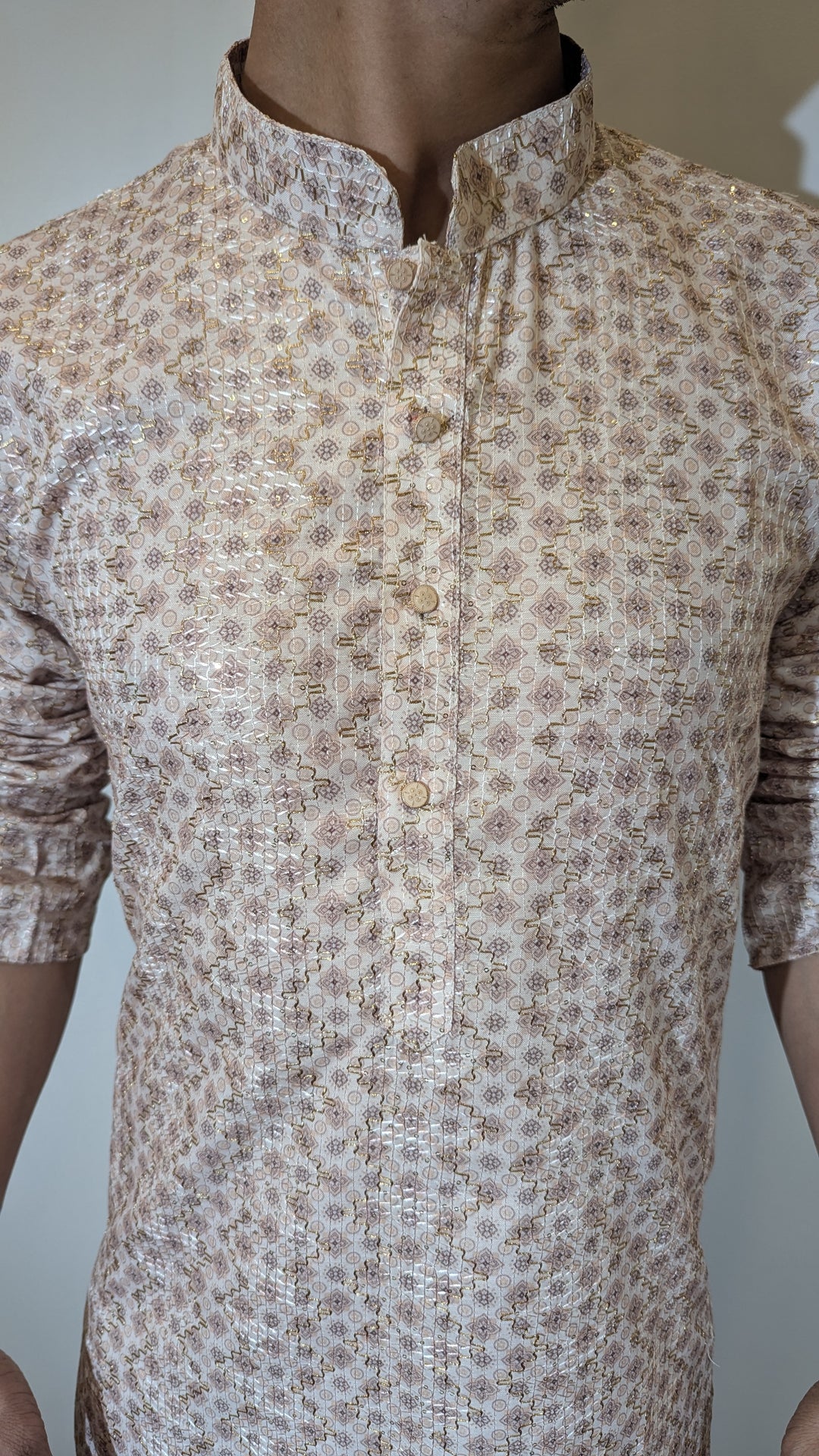 Cream Fancy Kurta