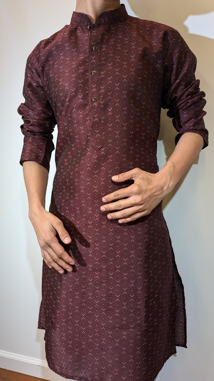 Wine Fancy Kurta