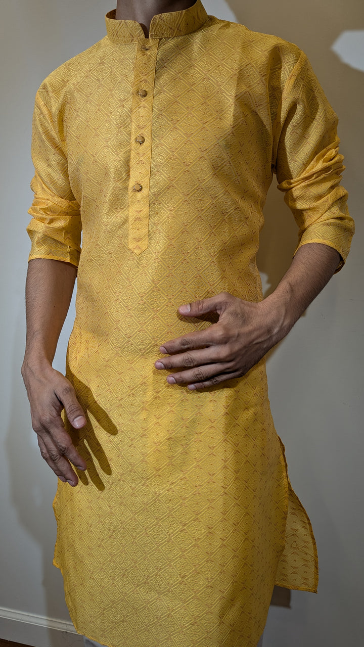 Yellow Fancy Kurta