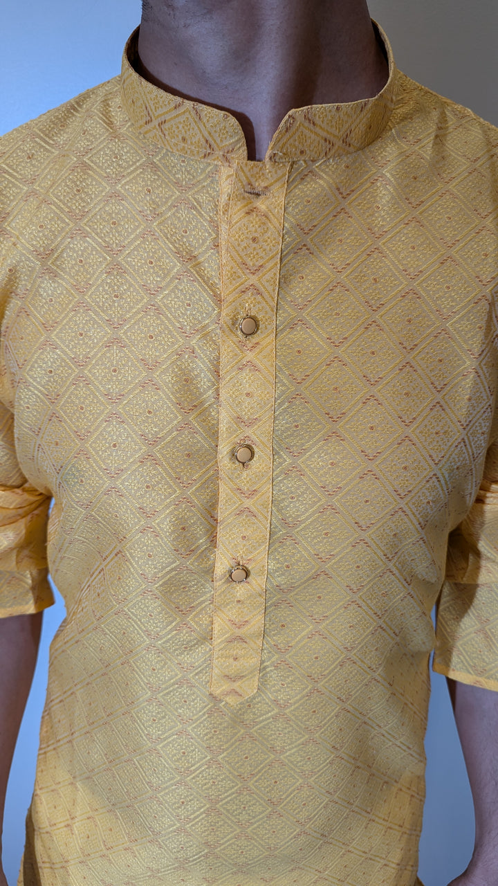 Yellow Fancy Kurta