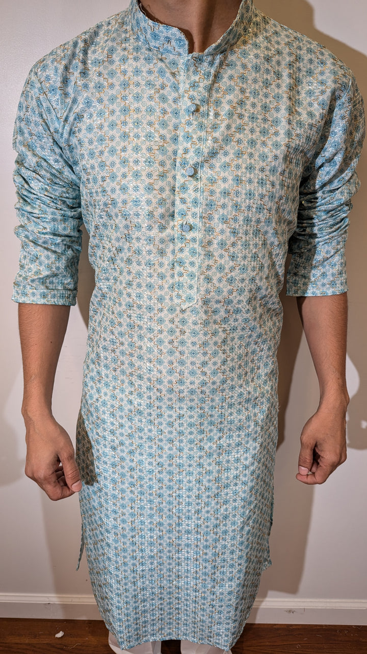 Light Blue Fancy Kurta