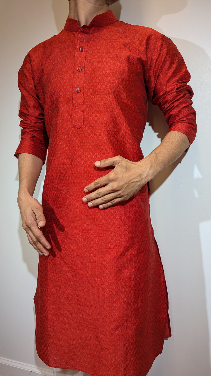 Red Fancy Kurta