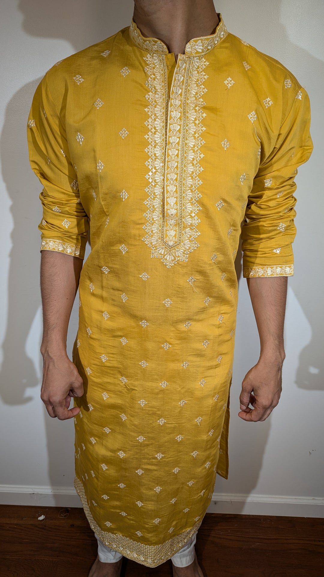 Light Yellow Fancy Kurta