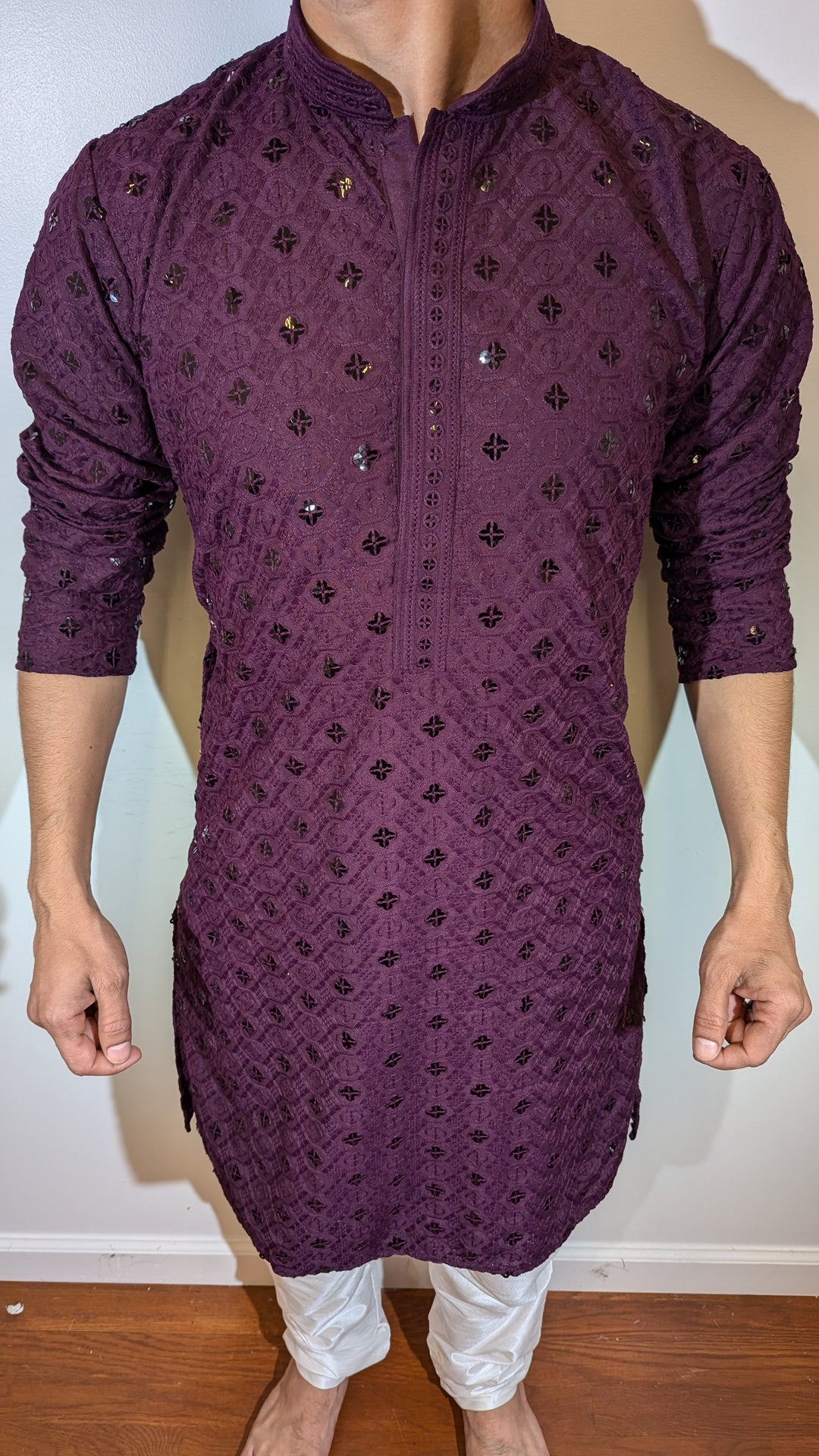 Wine Fancy Kurta