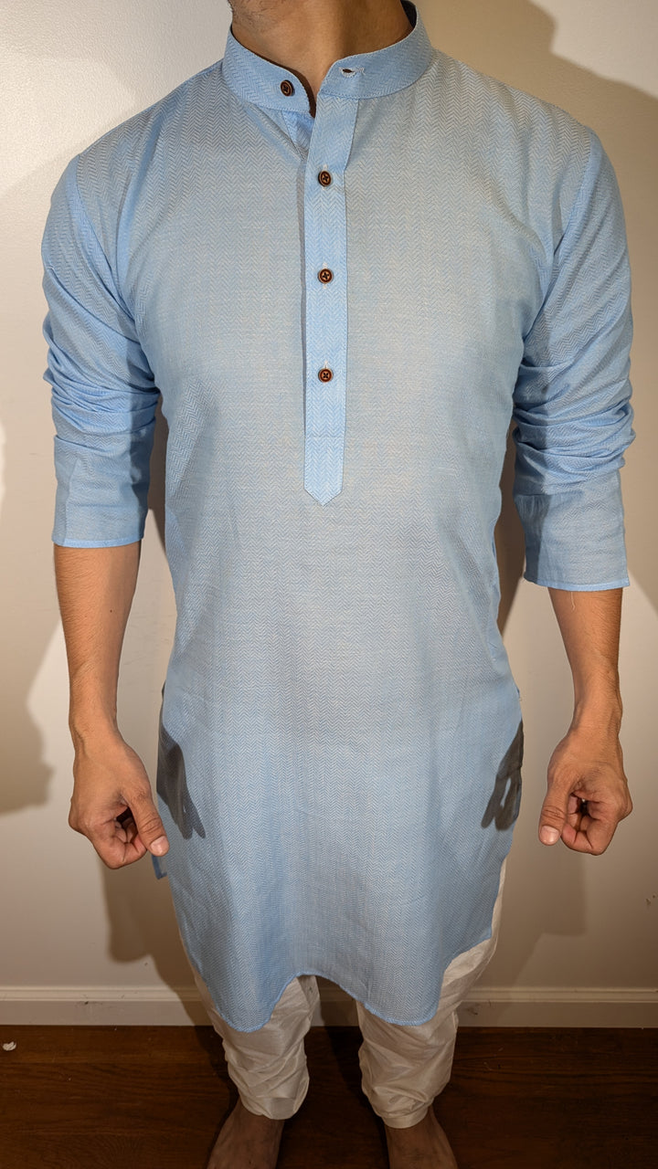 Sky Blue Fancy Kurta