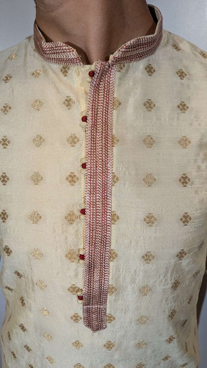 Cream Fancy Kurta