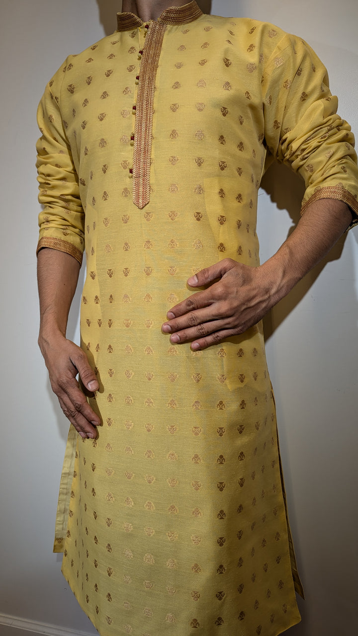 Yellow Fancy Kurta