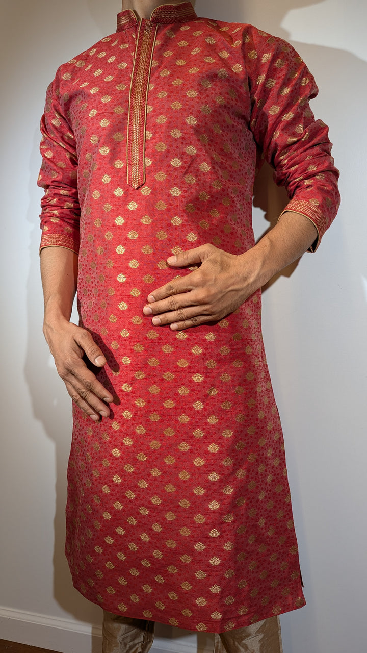 Red Fancy Kurta