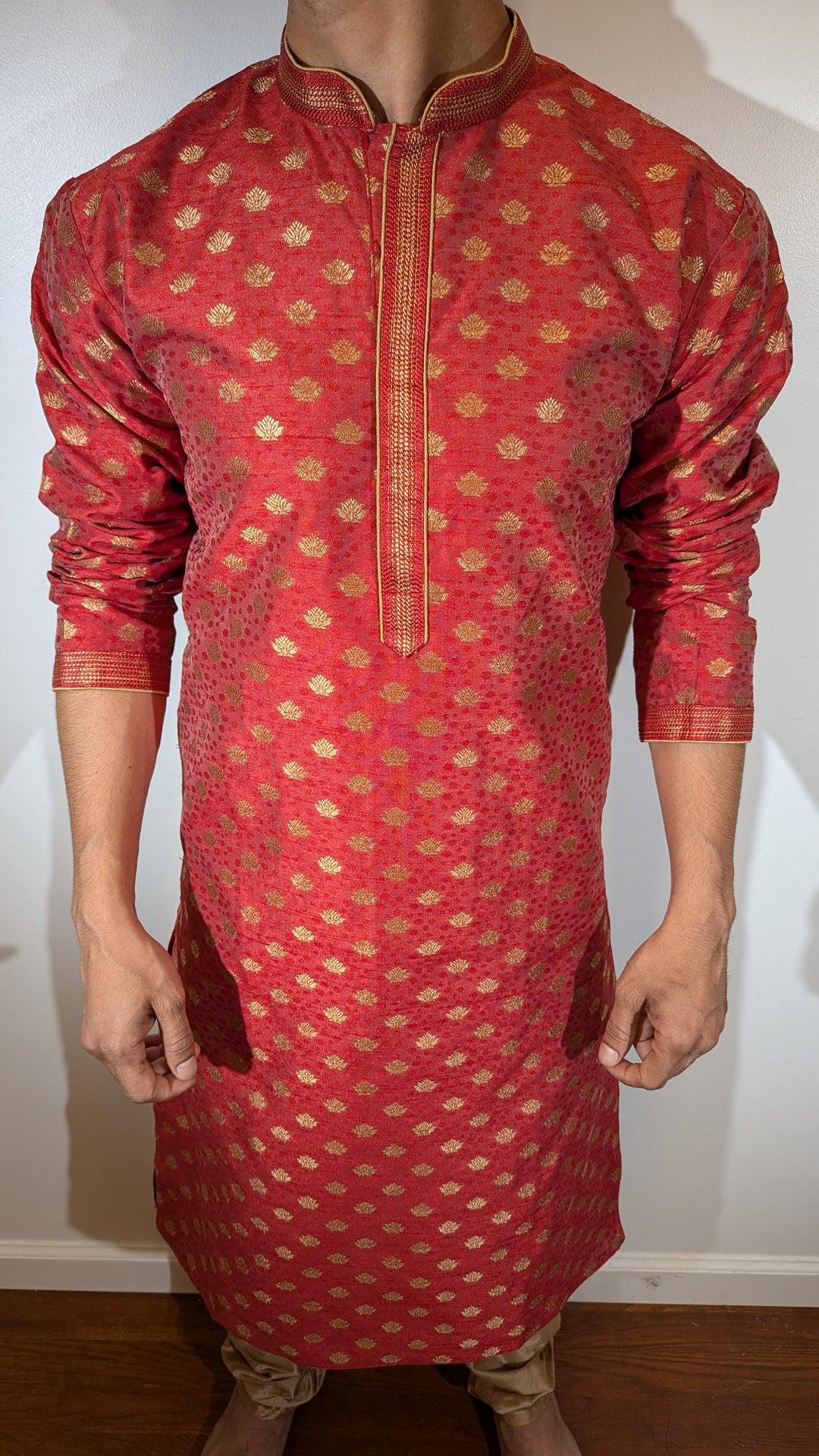 Red Fancy Kurta