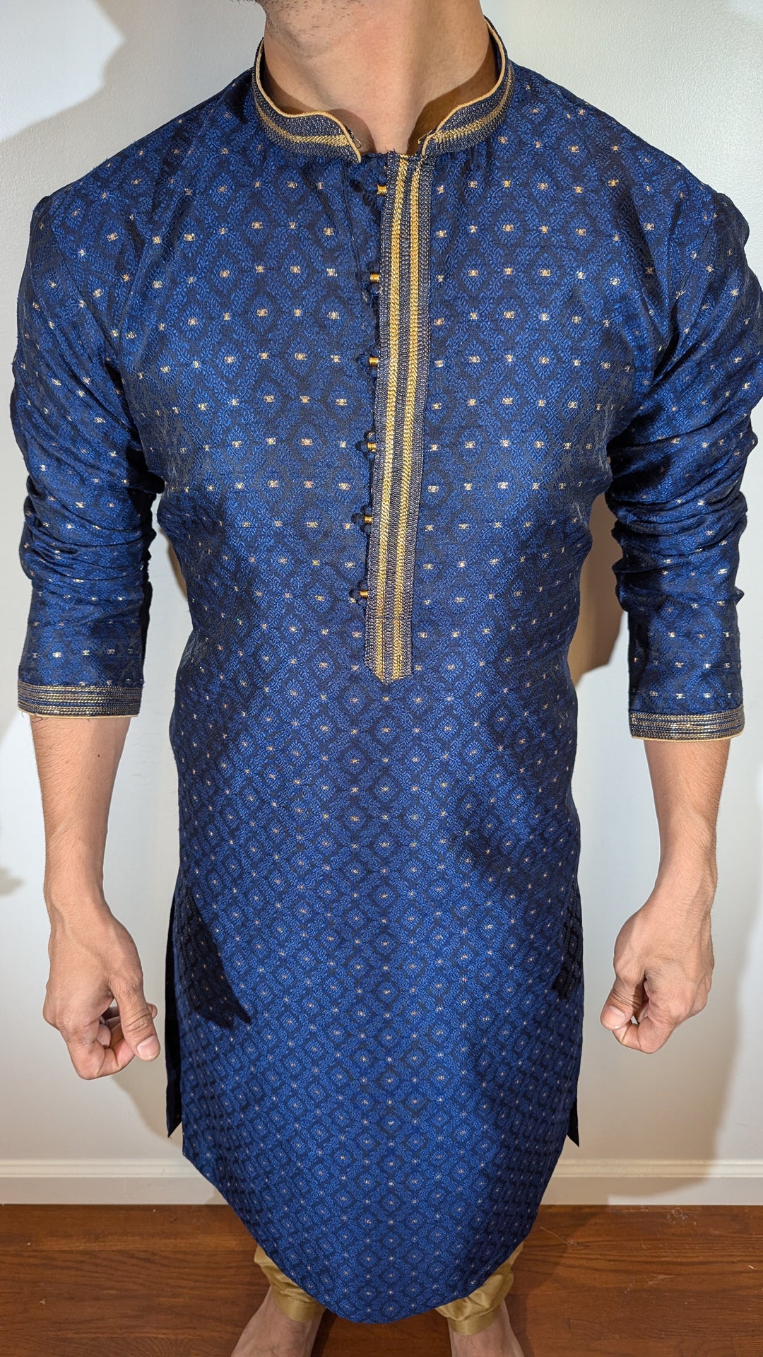 Navy Blue Fancy Kurta