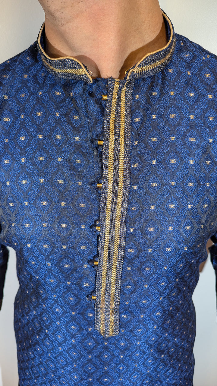 Navy Blue Fancy Kurta