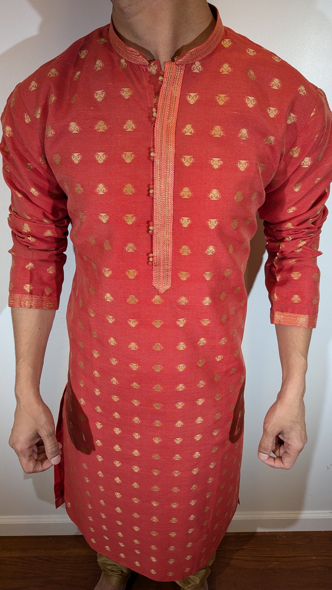 Maroon Fancy Kurta