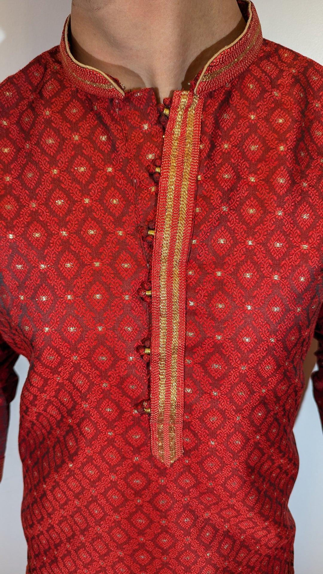 Maroon Fancy Kurta