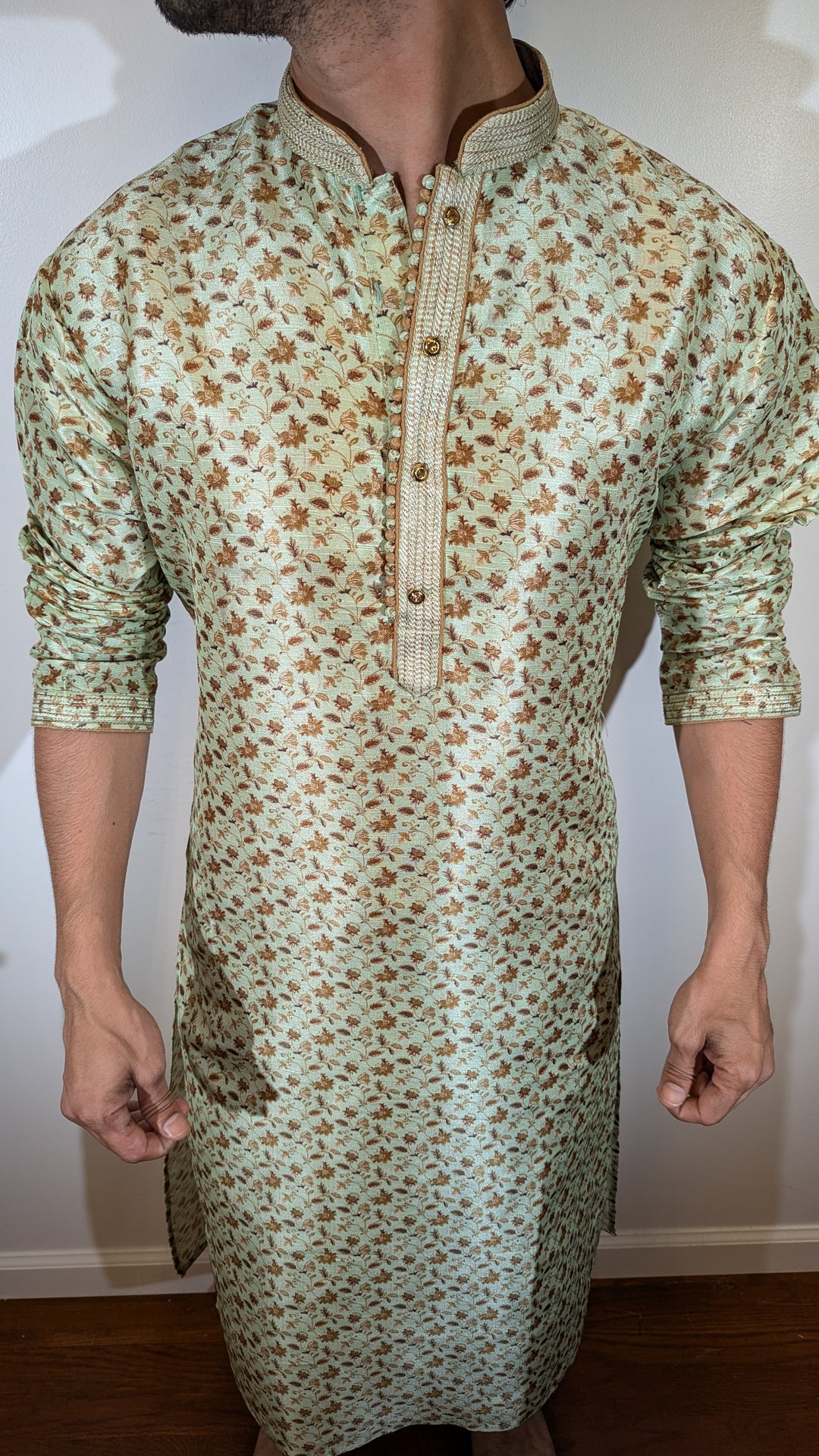 Light Pista Fancy Kurta