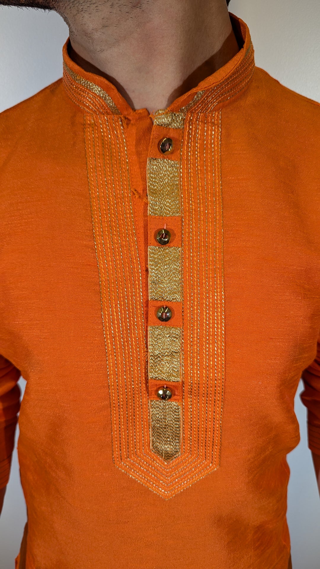 Orange Fancy Kurta