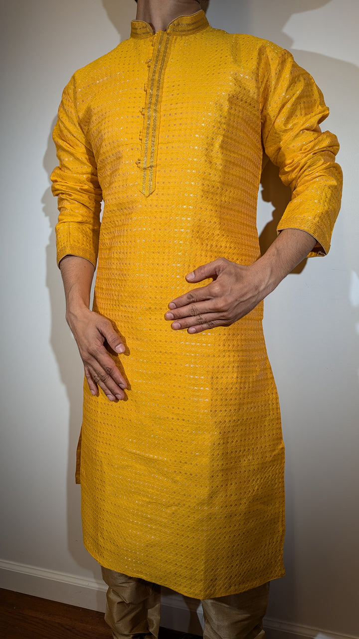 Yellow Fancy Kurta